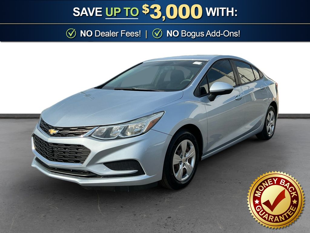Arctic Blue Metallic 2017 Chevrolet Cruze LS Sedan FWD Sedan Front-Wheel Drive 6-Speed Automatic