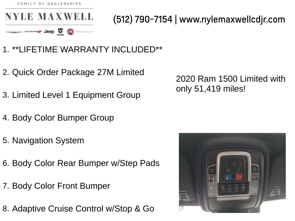 Used Car 2020 Ram 1500  Limited For Sale Under $40,000 In Austin, Texas