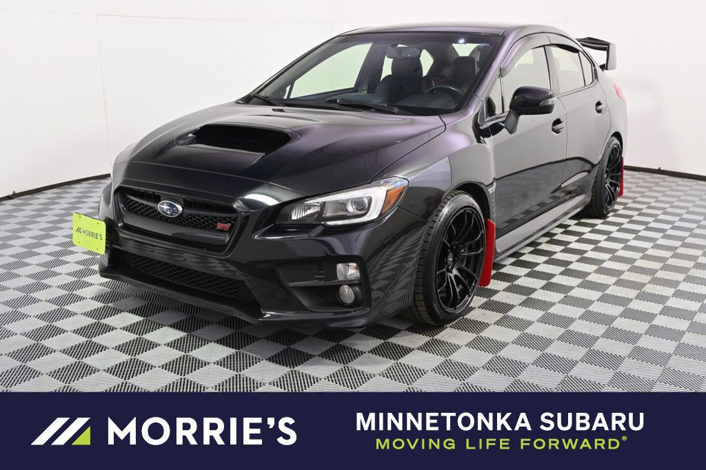 Crystal Black Silica 2016 Subaru WRX STI Base Sedan All-Wheel Drive Manual