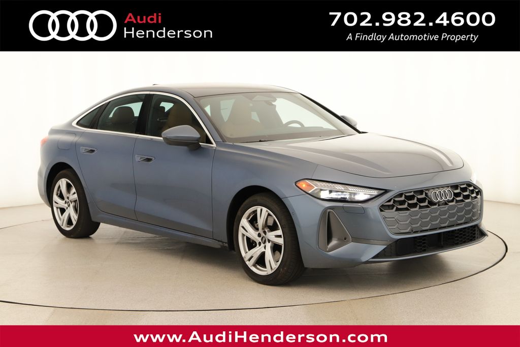 Horizon Blue Metallic 2025 Audi A5 Sedan All-Wheel Drive 7-Speed Automatic