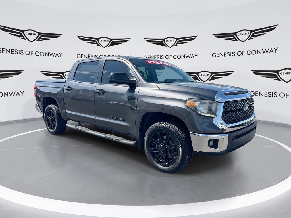 Magnetic Gray 2020 Toyota Tundra SR5 CrewMax 4WD Pickup Truck Four-Wheel Drive 6-Speed Automatic