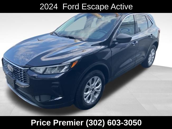 Black Metallic 2024 Ford Escape SUV / Crossover All-Wheel Drive 8-Speed Automatic