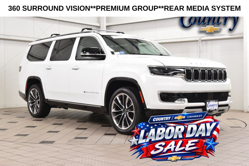 Bright White Clearcoat 2024 Jeep Wagoneer L SUV / Crossover Four-Wheel Drive 8-Speed Automatic