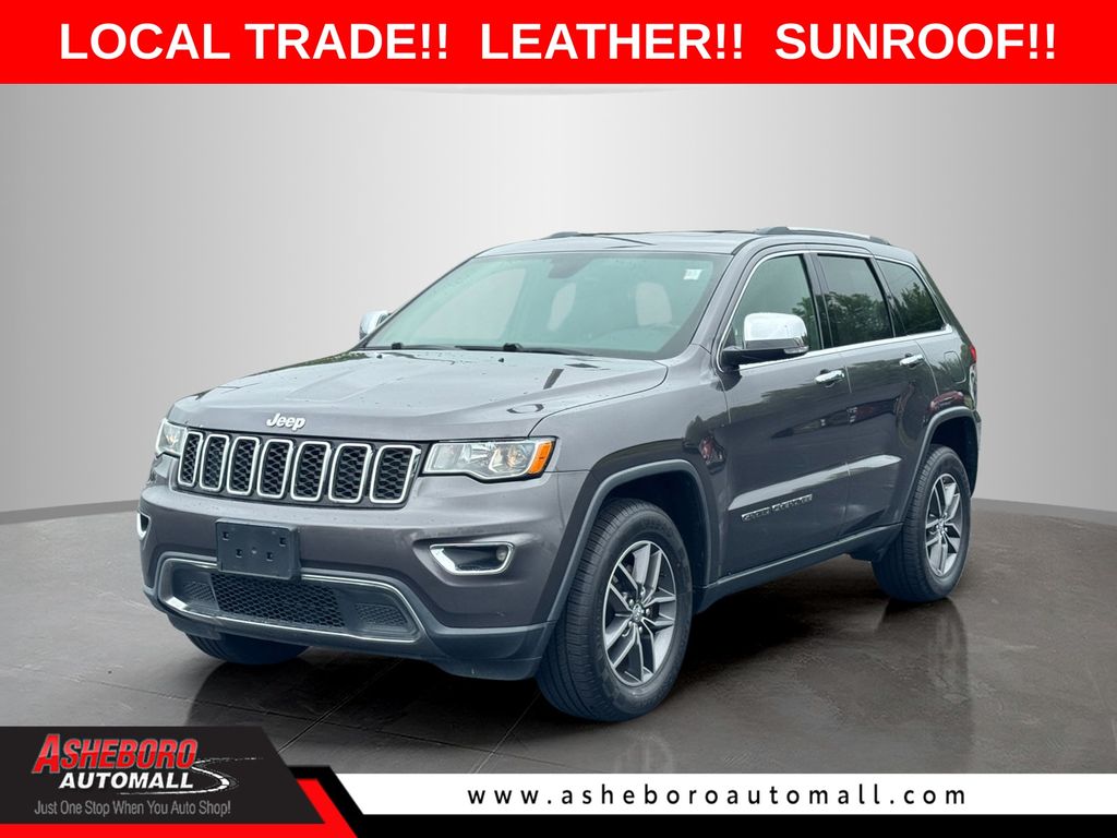 Gray (Granite Crystal Metallic Clearcoat) 2017 Jeep Grand Cherokee SUV / Crossover Four-Wheel Drive 8-Speed Automatic