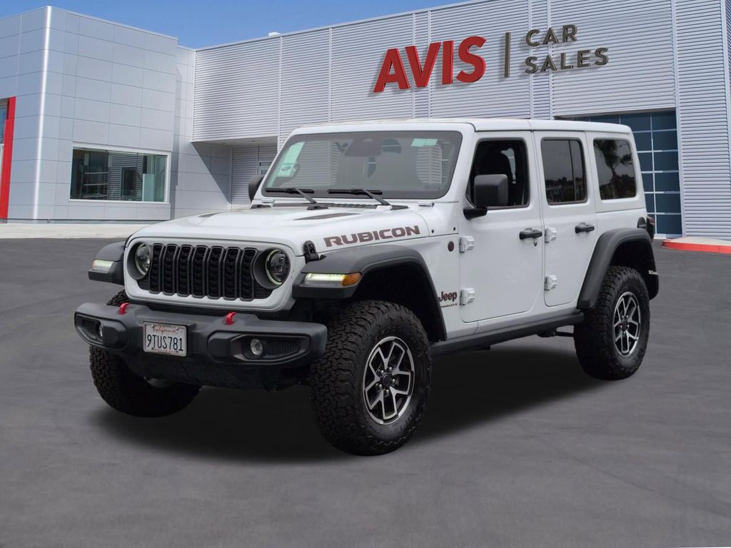 White 2025 Jeep Wrangler Rubicon 4-Door 4WD SUV / Crossover Four-Wheel Drive 8-Speed Automatic