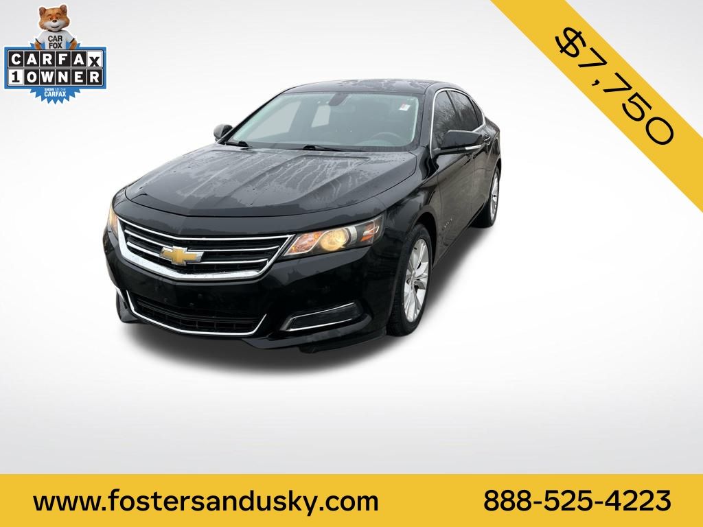 Black 2015 Chevrolet Impala 2LT FWD Sedan Front-Wheel Drive 6-Speed Automatic Overdrive