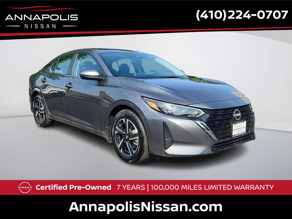 Gray (Gun Metallic) 2025 Nissan Sentra Sedan Front-Wheel Drive Continuously Variable Transmission