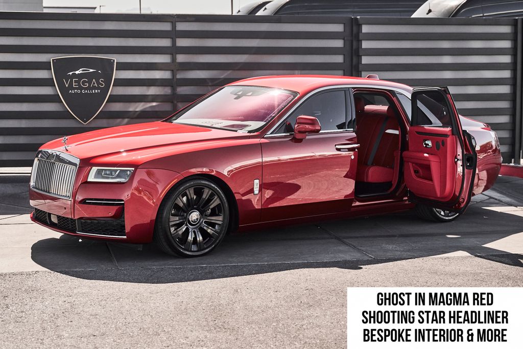Magma Red 2024 Rolls-Royce Ghost AWD Sedan All-Wheel Drive 8-Speed Automatic