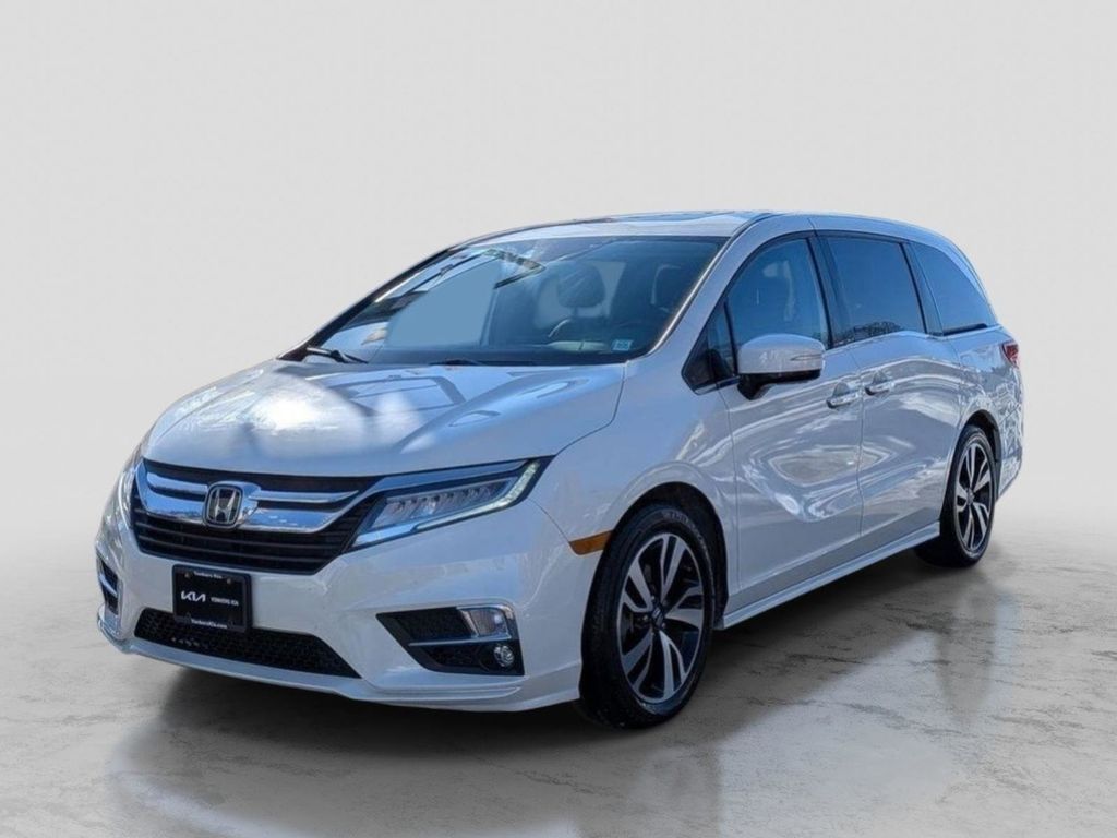 White Diamond Pearl 2019 Honda Odyssey Elite FWD Minivan Front-Wheel Drive Automatic