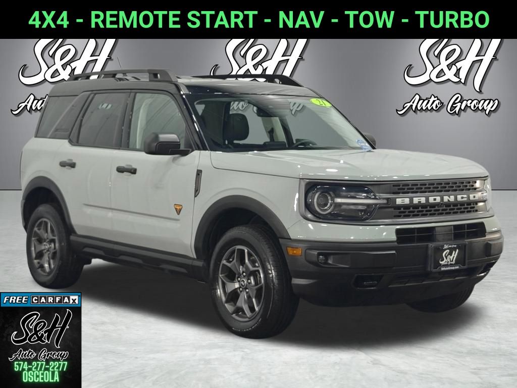 Cactus Gray 2021 Ford Bronco Sport SUV / Crossover All-Wheel Drive 8-Speed Automatic