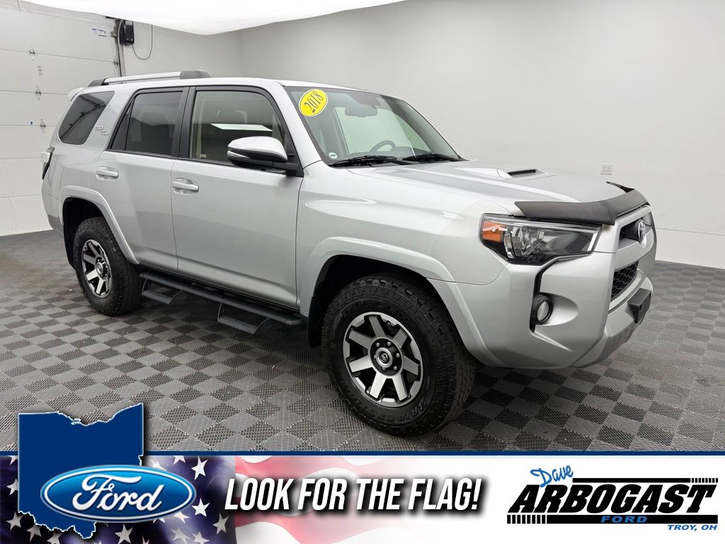 Classic Silver Metallic 2018 Toyota 4Runner SUV / Crossover Four-Wheel Drive 5-Speed Automatic Overdrive
