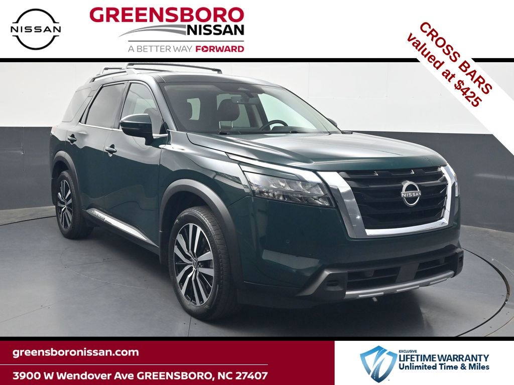 Black (Obsidian Green Pearl) 2025 Nissan Pathfinder SUV / Crossover Front-Wheel Drive 9-Speed Automatic