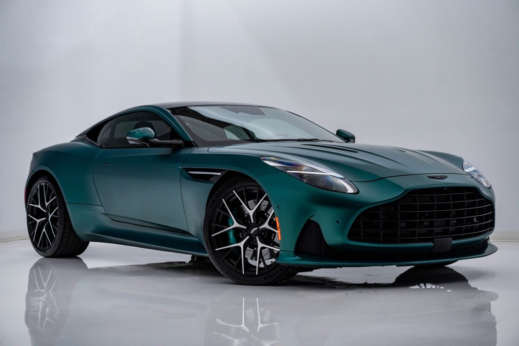 Q Satin Aston Martin Racing Green 2024 Aston Martin DB12 V8 Coupe RWD Coupe Rear-Wheel Drive 8-Speed Automatic