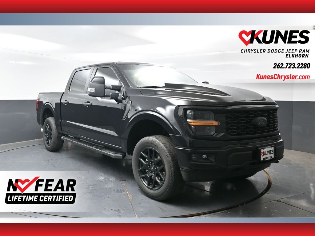 Black Metallic 2024 Ford F-150 Pickup Truck Four-Wheel Drive Automatic