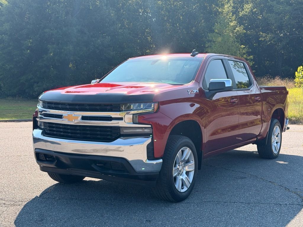 Cherry Red 2021 Chevrolet Silverado 1500 Pickup Truck Four-Wheel Drive 8-Speed Automatic