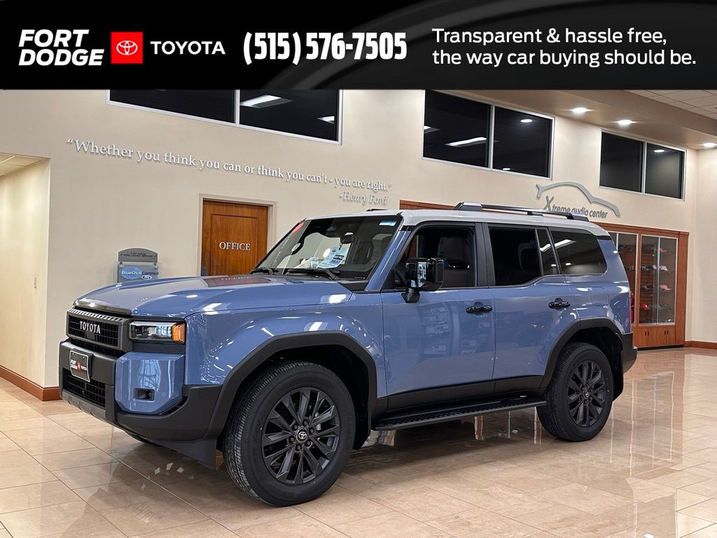 Heritage Blue/Gray Scape Roof 2026 Toyota Land Cruiser 4WD SUV / Crossover Four-Wheel Drive 8-Speed Automatic