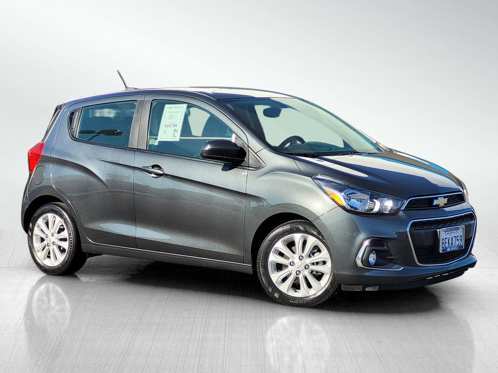 Gray 2018 Chevrolet Spark Hatchback Front-Wheel Drive Continuously Variable Transmission
