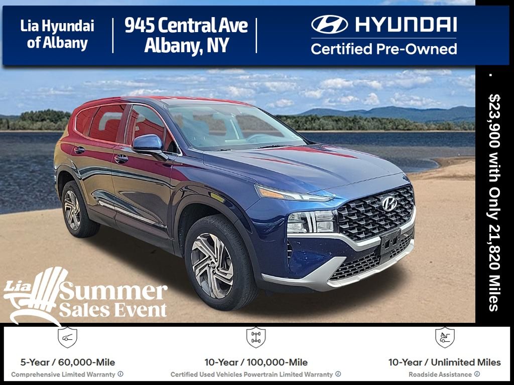 Blue (Stormy Sea) 2023 Hyundai Santa Fe SUV / Crossover All-Wheel Drive 8-Speed Automatic