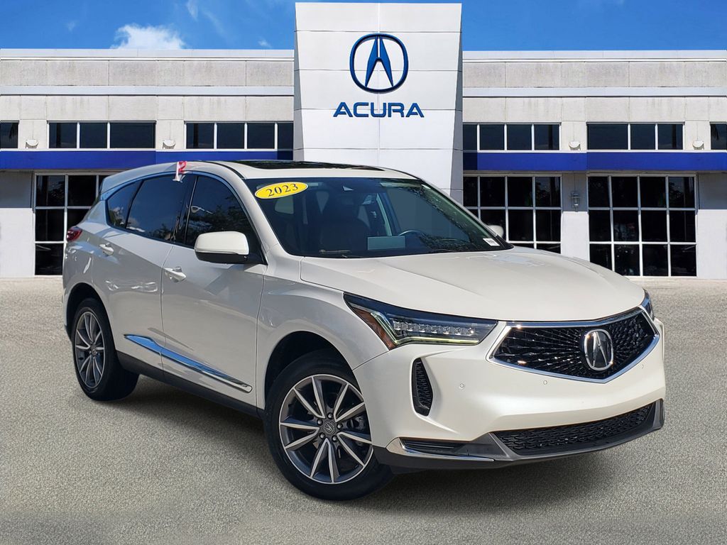 Platinum White Pearl 2023 Acura RDX SUV / Crossover Front-Wheel Drive Automatic