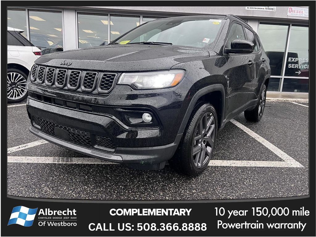 Diamond Black Crystal Pearlcoat 2026 Jeep Compass SUV / Crossover Four-Wheel Drive 8-Speed Automatic