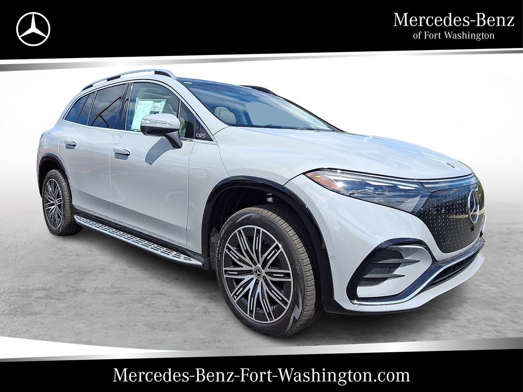 Gray (MANUFAKTUR Alpine Grey) 2026 Mercedes-Benz EQS SUV 400 4MATIC SUV / Crossover All-Wheel Drive 1-Speed Automatic