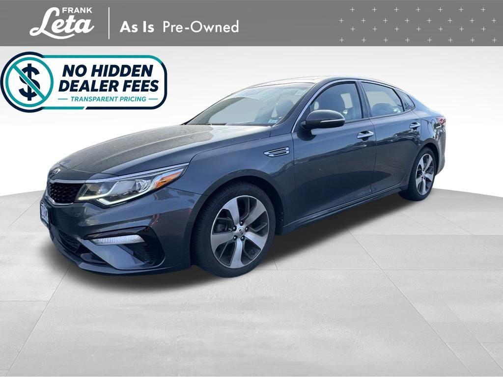 Gravity Gray 2019 Kia Optima Sedan Front-Wheel Drive 6-Speed Automatic