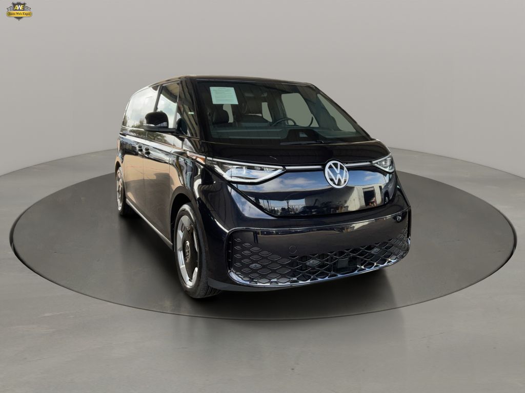 Deep Black Pearl 2025 Volkswagen ID.Buzz Pro S RWD Minivan Rear-Wheel Drive Automatic