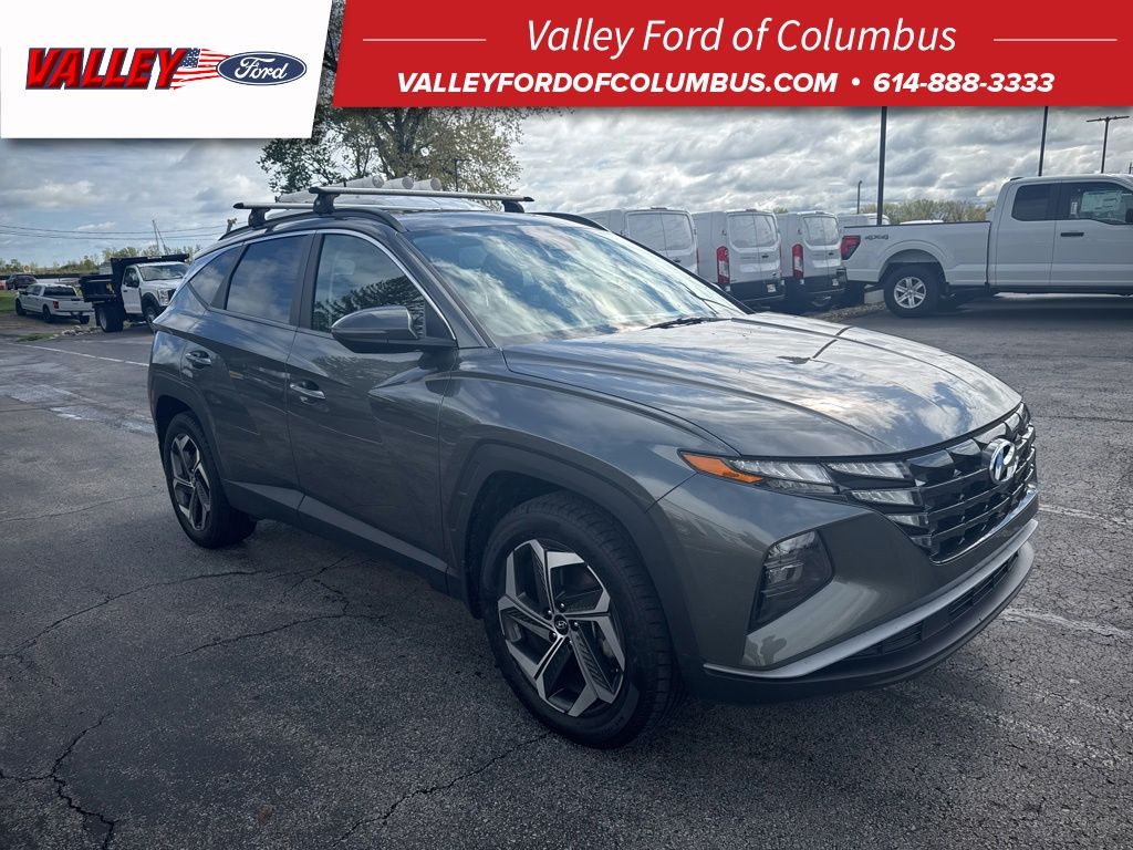 Amazon Gray 2022 Hyundai Tucson SEL AWD SUV / Crossover All-Wheel Drive 8-Speed Automatic