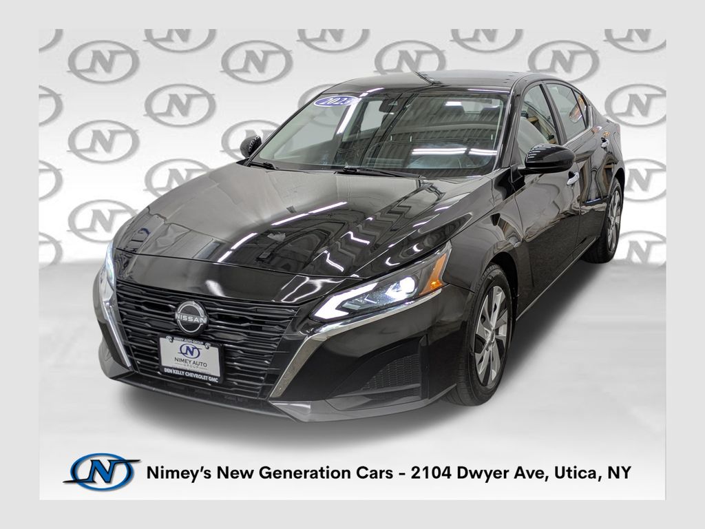 Super Black 2023 Nissan Altima Sedan Front-Wheel Drive Continuously Variable Transmission