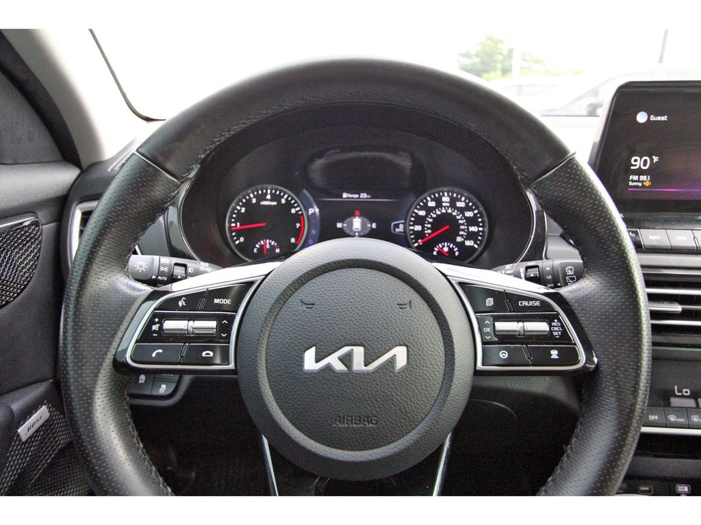 2022 Kia Seltos SX Blue at Joe Myers Mazda Kia