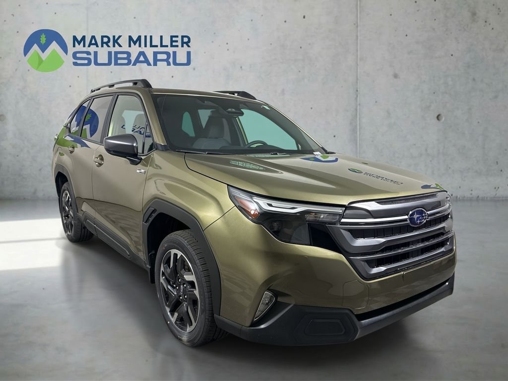 Autumn Green Metallic 2026 Subaru Forester Hybrid Premium AWD SUV / Crossover All-Wheel Drive Continuously Variable Transmission