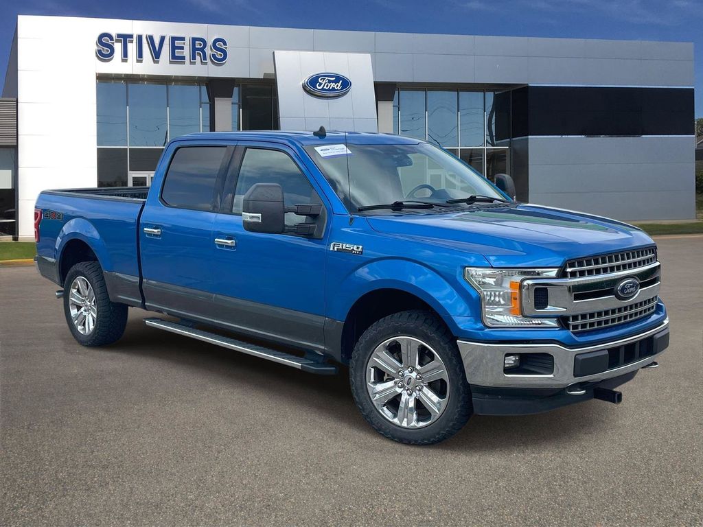 Velocity Blue Metallic 2019 Ford F-150 Pickup Truck Four-Wheel Drive Automatic