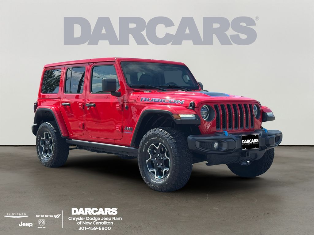 Firecracker Red Clearcoat 2023 Jeep Wrangler 4xe SUV / Crossover Four-Wheel Drive 8-Speed Automatic