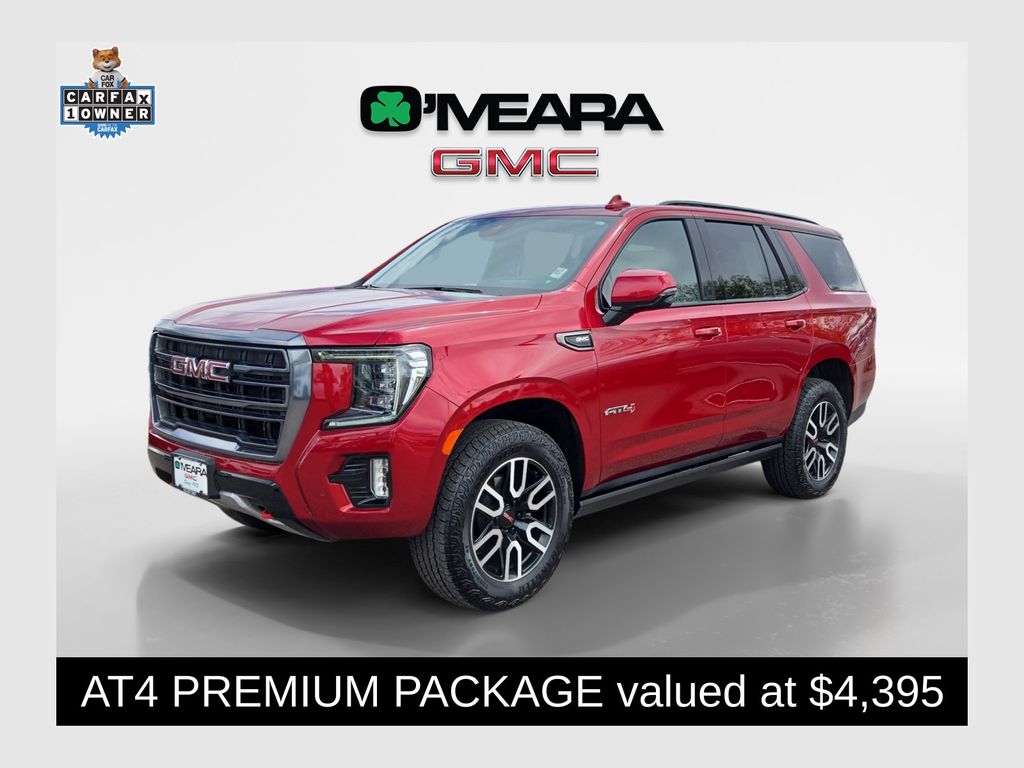 Volcanic Red Tintcoat 2024 GMC Yukon AT4 4WD SUV / Crossover Four-Wheel Drive