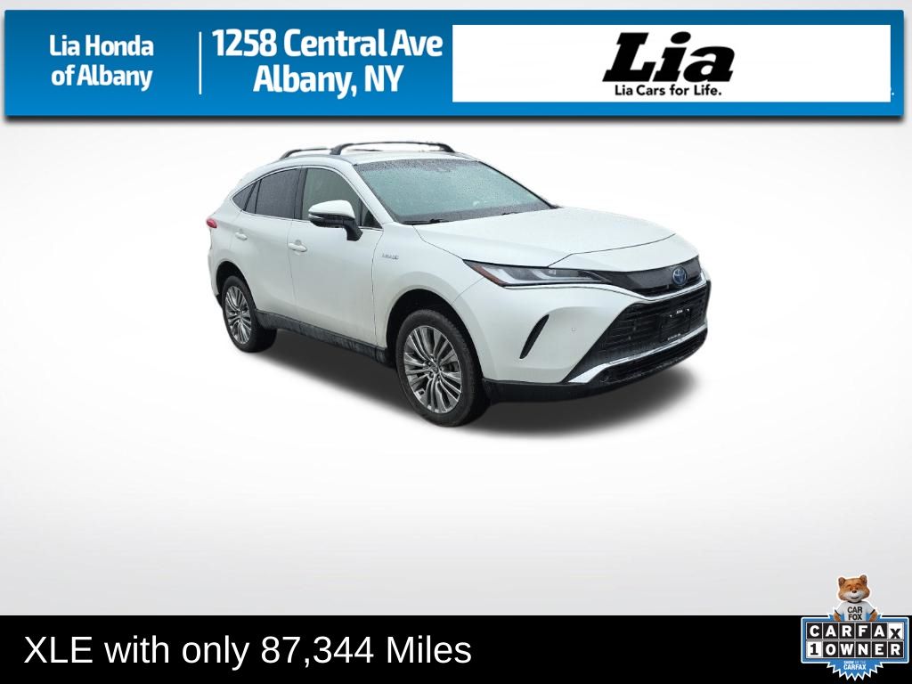 White (Blizzard Pearl) 2021 Toyota Venza XLE AWD SUV / Crossover All-Wheel Drive Continuously Variable Transmission