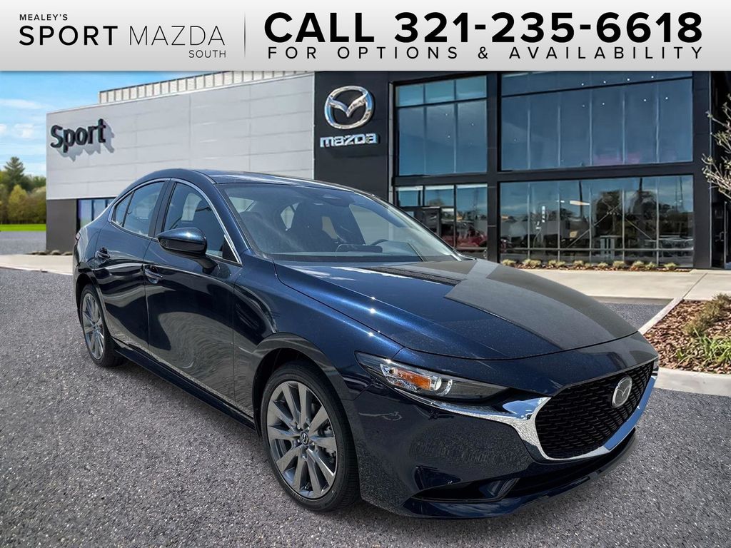 Deep Crystal Blue Mica 2026 Mazda MAZDA3 Sedan Front-Wheel Drive 6-Speed Automatic