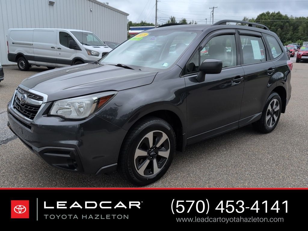 Dark Gray Metallic 2018 Subaru Forester SUV / Crossover All-Wheel Drive Continuously Variable Transmission
