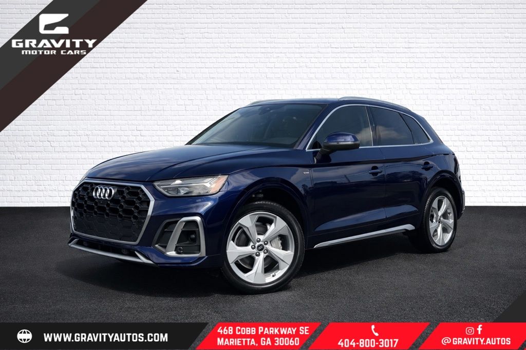 Blue Metallic 2023 Audi Q5 SUV / Crossover All-Wheel Drive 7-Speed Automatic