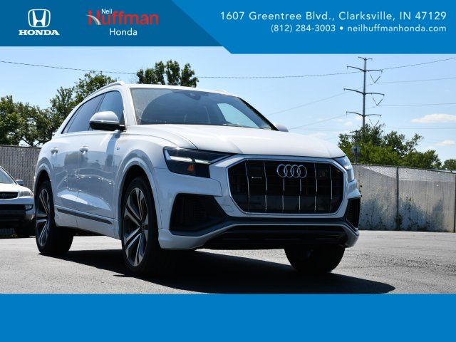 Glacier White Metallic 2022 Audi Q8 SUV / Crossover All-Wheel Drive 8-Speed Automatic