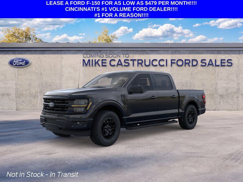 Agate Black Metallic 2026 Ford F-150 Pickup Truck Four-Wheel Drive Automatic