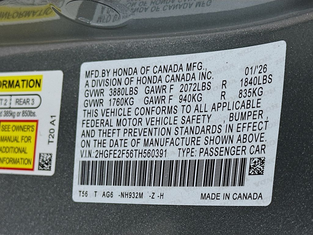 Thumbnail: 2026 Honda Civic - 22