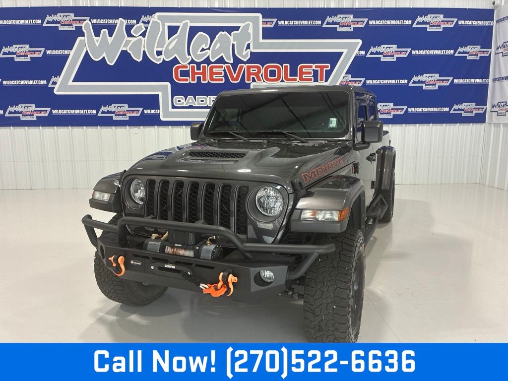 Gray (Granite Crystal Metallic Clearcoat) 2023 Jeep Gladiator Pickup Truck Four-Wheel Drive 8-Speed Automatic