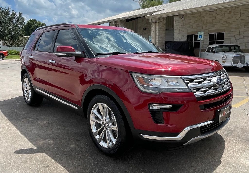 2018 Ford Explorer Limited Red at Bayway Cadillac of The Woodlands