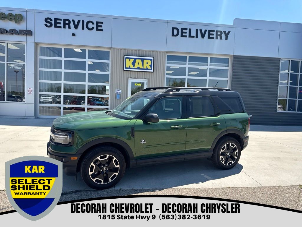 Green Metallic 2024 Ford Bronco Sport SUV / Crossover All-Wheel Drive 8-Speed Automatic