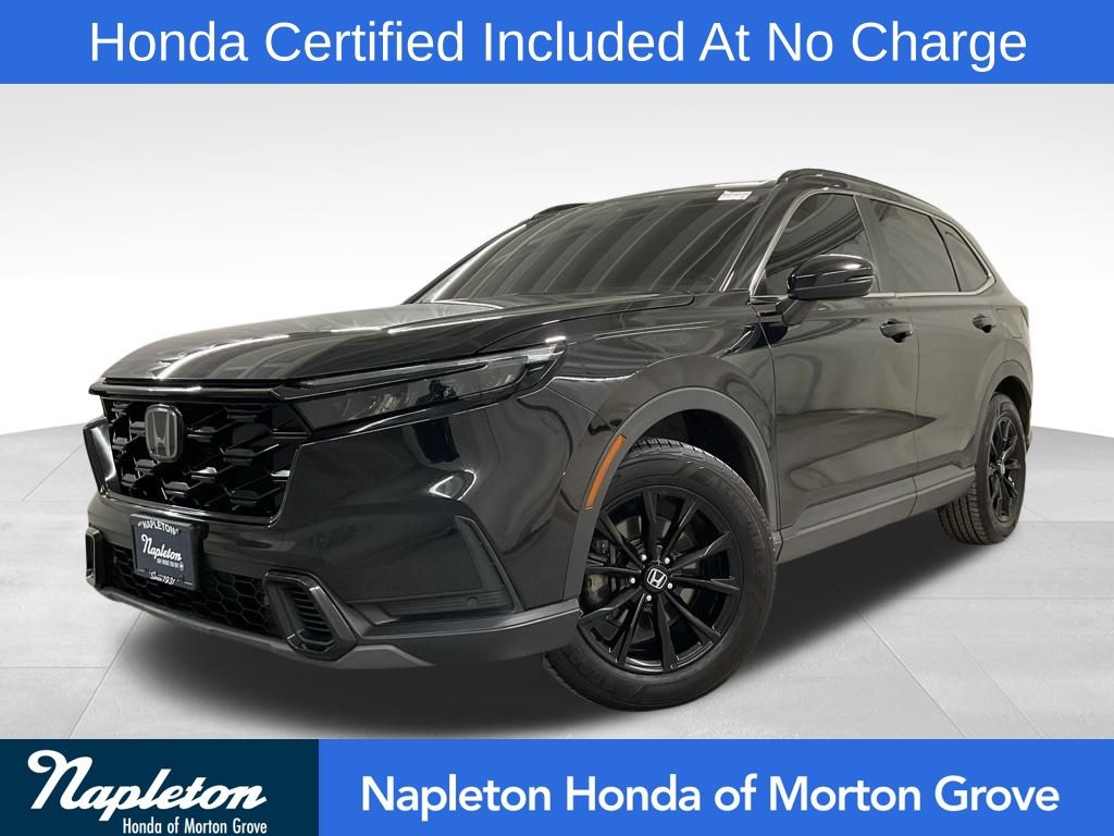 Black 2024 Honda CR-V Hybrid Sport-L AWD SUV / Crossover All-Wheel Drive Continuously Variable Transmission