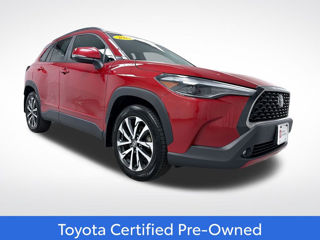 Barcelona Red Metallic 2023 Toyota Corolla Cross SUV / Crossover All-Wheel Drive Continuously Variable Transmission