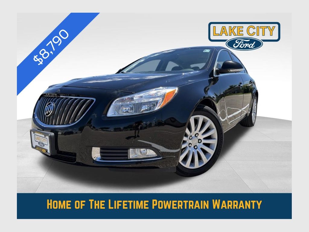 Onyx Black 2013 Buick Regal Sedan 6-Speed Automatic Overdrive