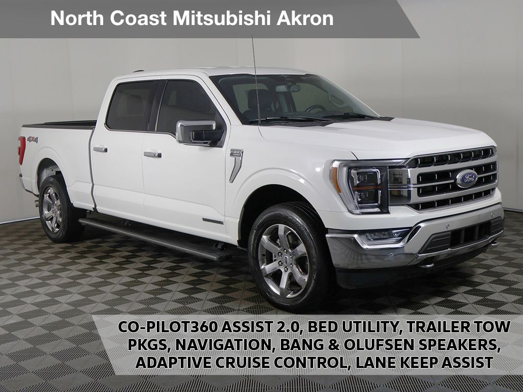 Star White Metallic Tri-Coat 2023 Ford F-150 Pickup Truck Four-Wheel Drive Automatic