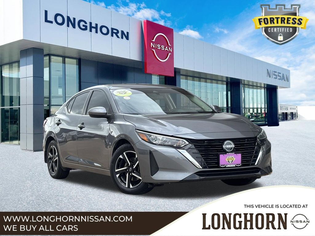 Gray (Gun Metallic) 2024 Nissan Sentra SV FWD Sedan Front-Wheel Drive Continuously Variable Transmission