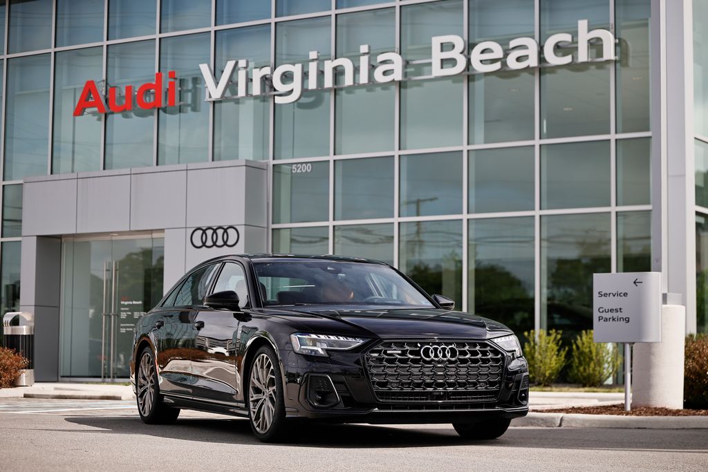 Sebring Black Crystal Effect 2026 Audi A8 Sedan All-Wheel Drive 8-Speed Automatic